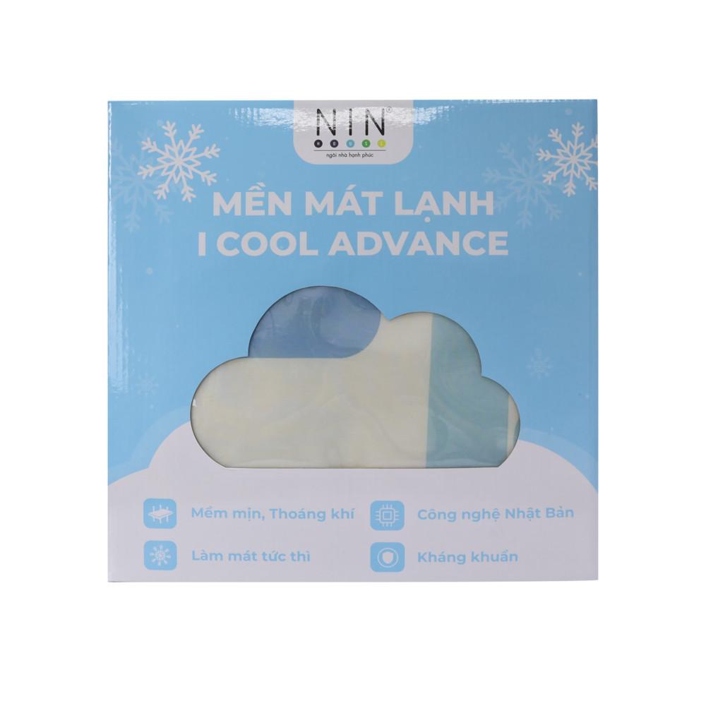 [CHĂN HÈ MÁT LẠNH] Mền lạnh I Cool Advance NIN House NM8018 1m6x2m1 hoạ tiết chữ | Chăn chần cotton Ice Silk