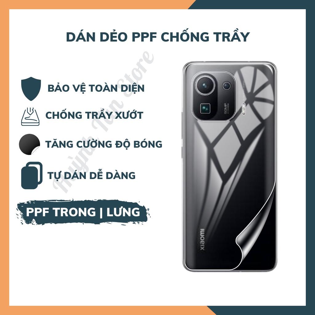 Dán dẻo PPF Mi 11 Pro 5G trong suốt hoặc nhám , chống trầy xướt, giữ nguyên vẻ đẹp ban đầu
