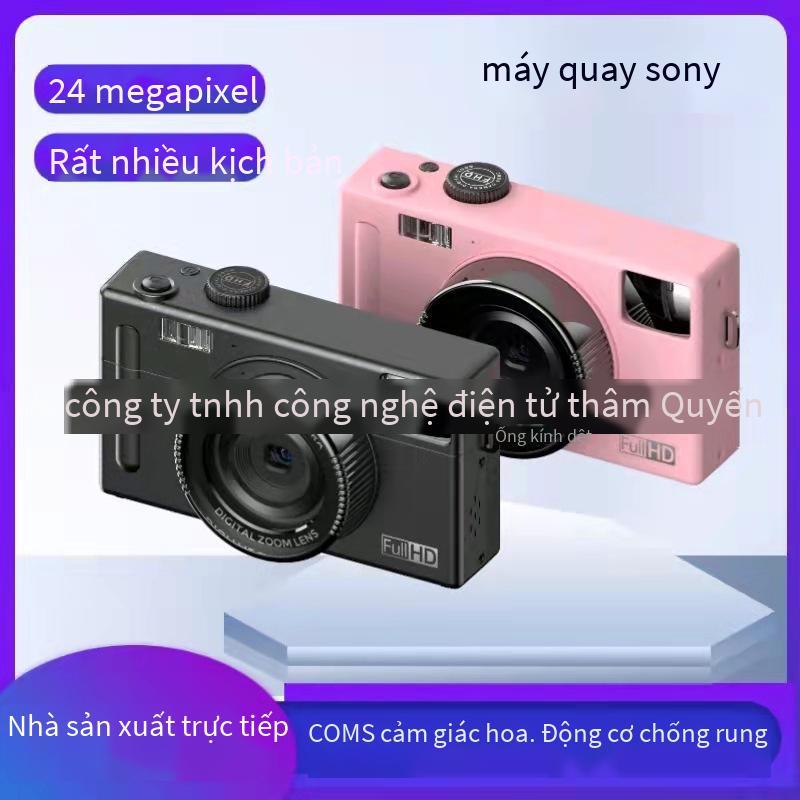 Khuyến mại mới 3.0 inch COMS độ nét cao máy ảnh kỹ thuật số máy quay video máy ảnh sinh viên chống rung du lịch máy ảnh di động