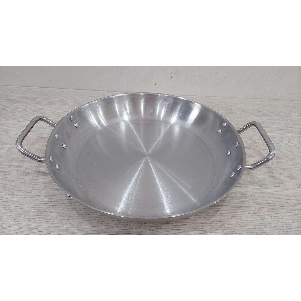 Chảo chiên inox 2 quai 36 cm dùng được bếp từ