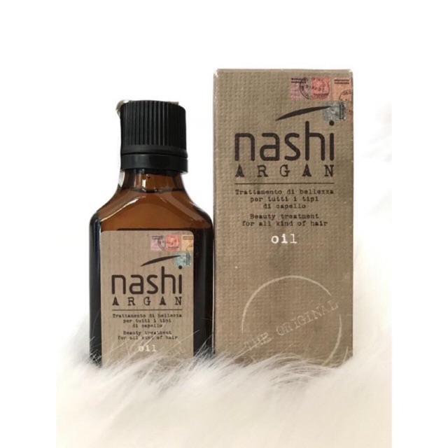 [+Tặng mũ trùm] TINH DẦU DƯỠNG TÓC NASHI ARGAN OIL 30ML