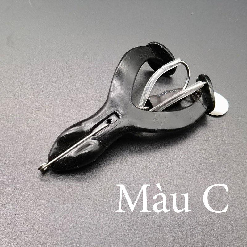 Mồi mềm câu lure lưỡi đôi chống vướng có thìa tạo hiệu ứng kiểu dáng 2 chân như nhái dẫn dụ cá M16