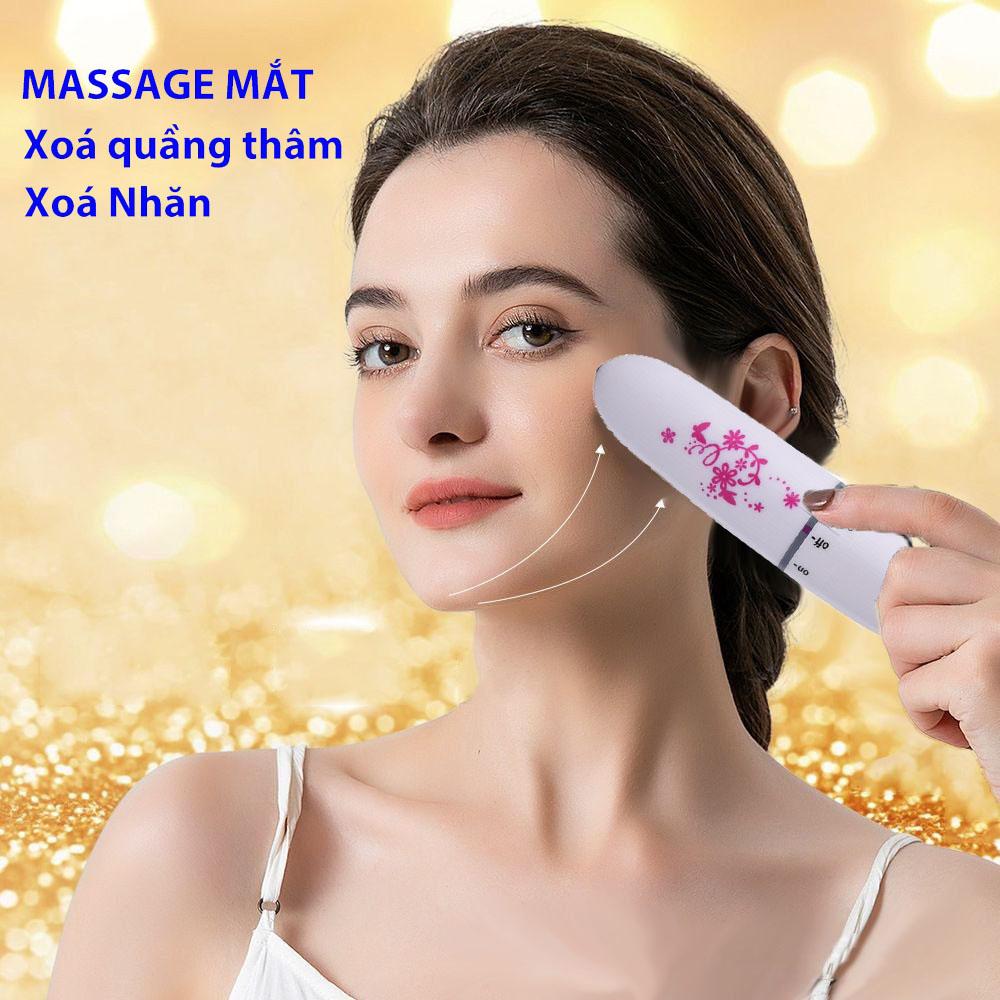 Máy Massage Xóa Bọng Mắt Mini Dùng Mát - Mạnh Đẹp Lên Trông Thấy Loại Tốt Giá Rẻ (Hàng Chính Hãng)