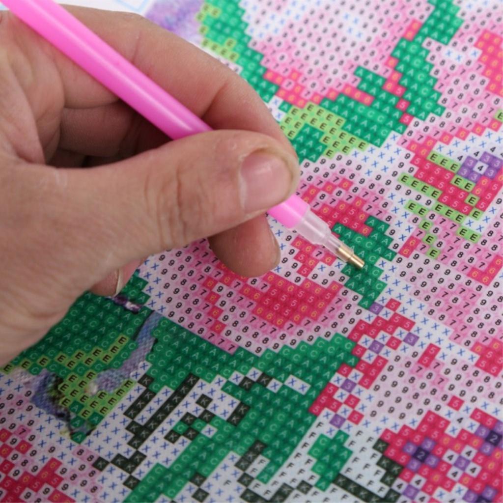 DIY 5D Cat Pattern Diamond Embroidery Rhinestone Painting Cross Stitch Kit