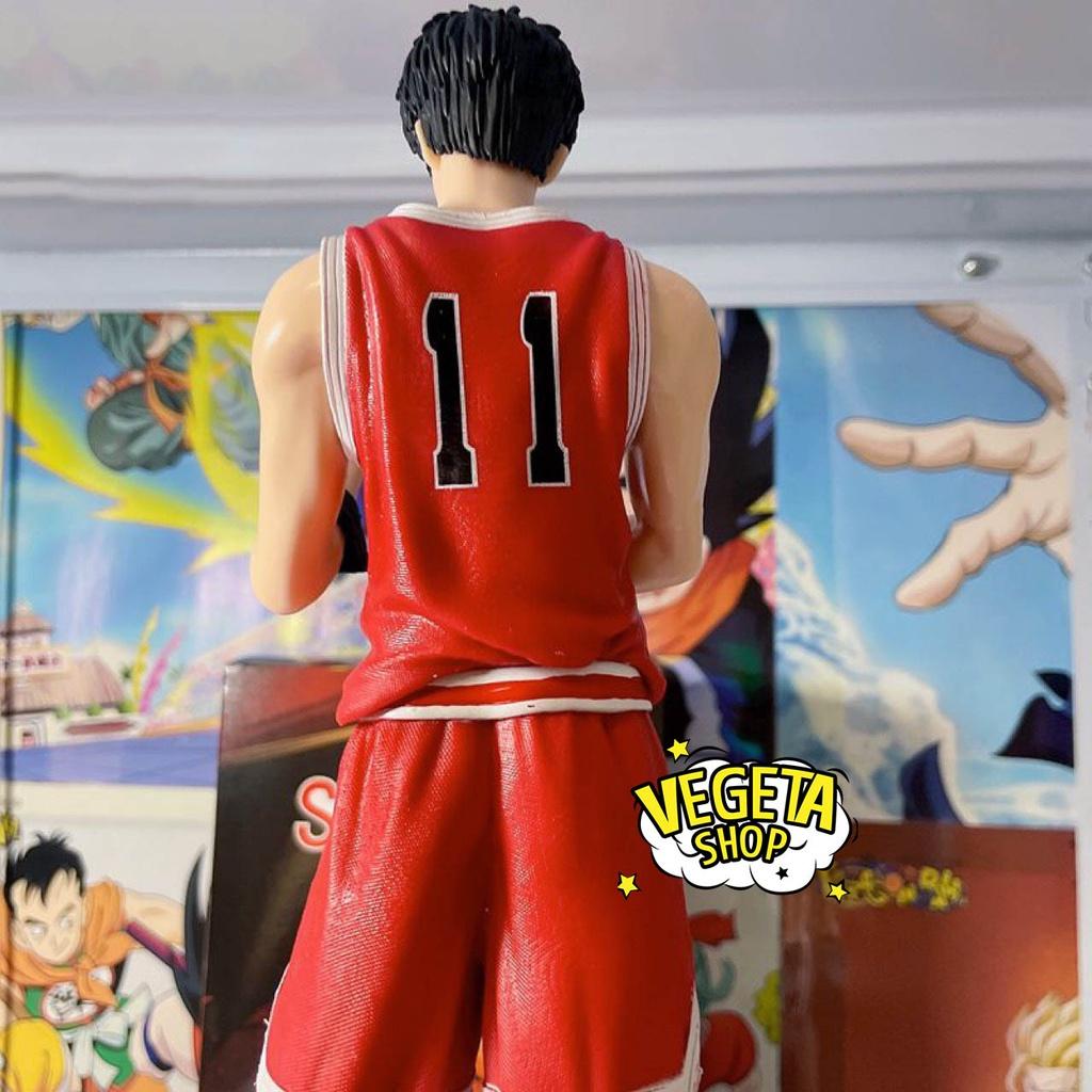 Mô hình Slam Dunk - Mô hình nhân vật Rukawa Kaede Anime Slam Dunk - Đồng phục Shohoku - Full box - Cao 31cm
