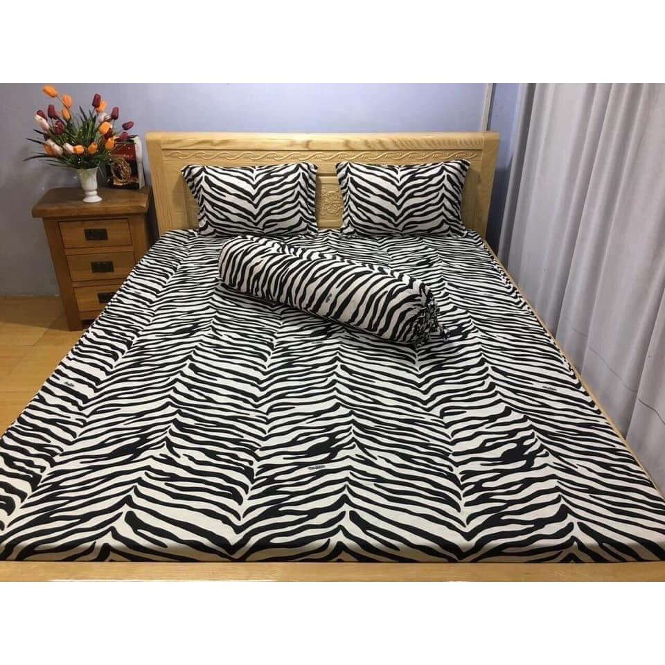 Bộ Drap Thun Hàn Quốc Mát Lạnh Cực Hot ko xù , ko ra màu.