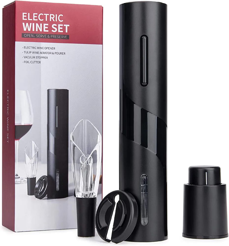 MỞ RƯỢU PIN ELECTRIC WINE SET