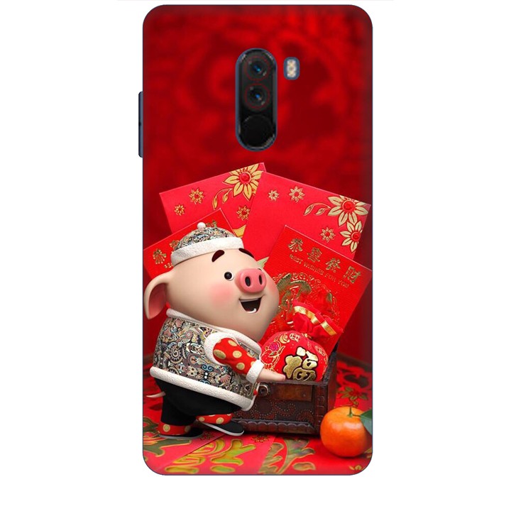 Ốp lưng dành cho điện thoại XIAOMI POCOPHONE F1 Heo Lì Xì