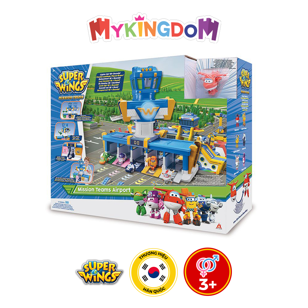 Đồ Chơi Mô Hình SUPERWINGS Trạm Sân Bay Mạo Hiểm  Superwings EU730830