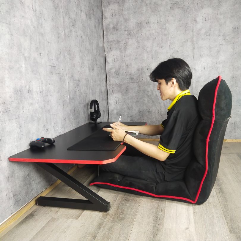 Bàn xếp ngồi bệt chữ Z gaming FUFUTECH chân sắt sơn tĩnh điện, lắp ráp sẵn, phù hợp làm việc, để máy tính, học tập