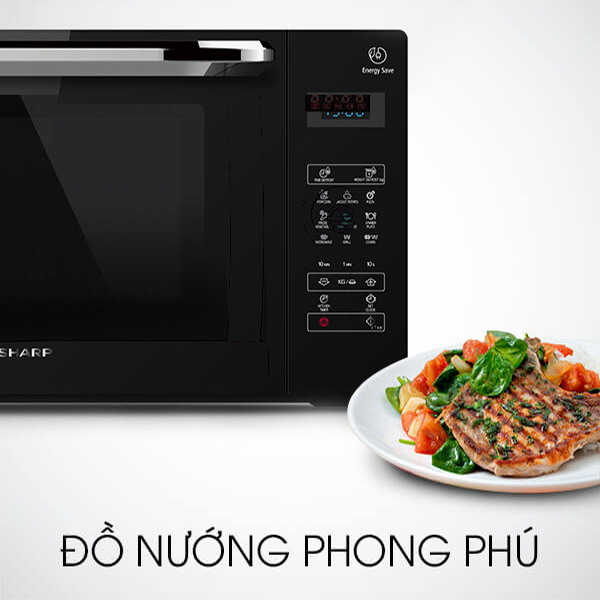 Lò Vi Sóng Điện Tử Có Nướng Sharp R-G274VN-S (20L) - Hàng Chính Hãng