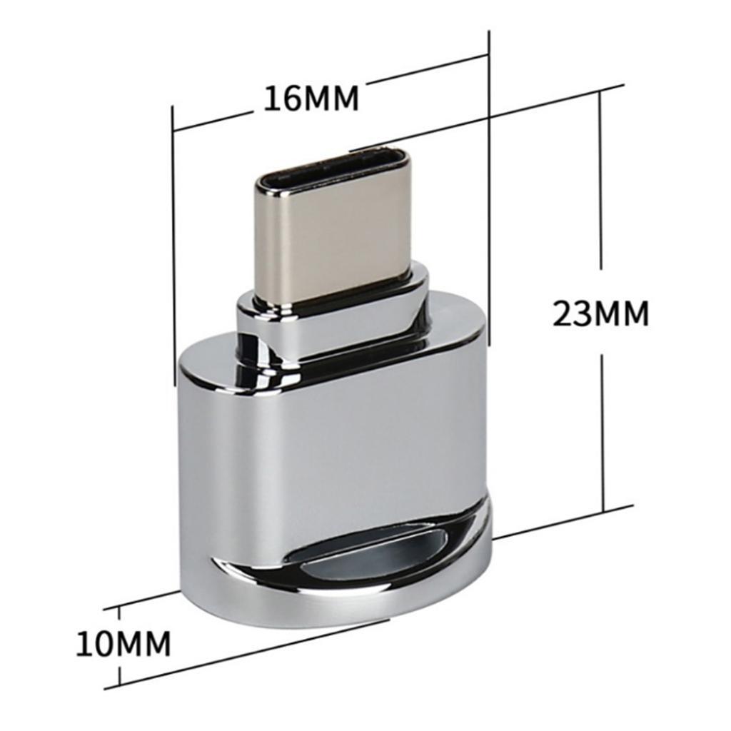 2x USB3.1 Type-C TF Memory Card Reader OTG Adapter for Note 8 S8
