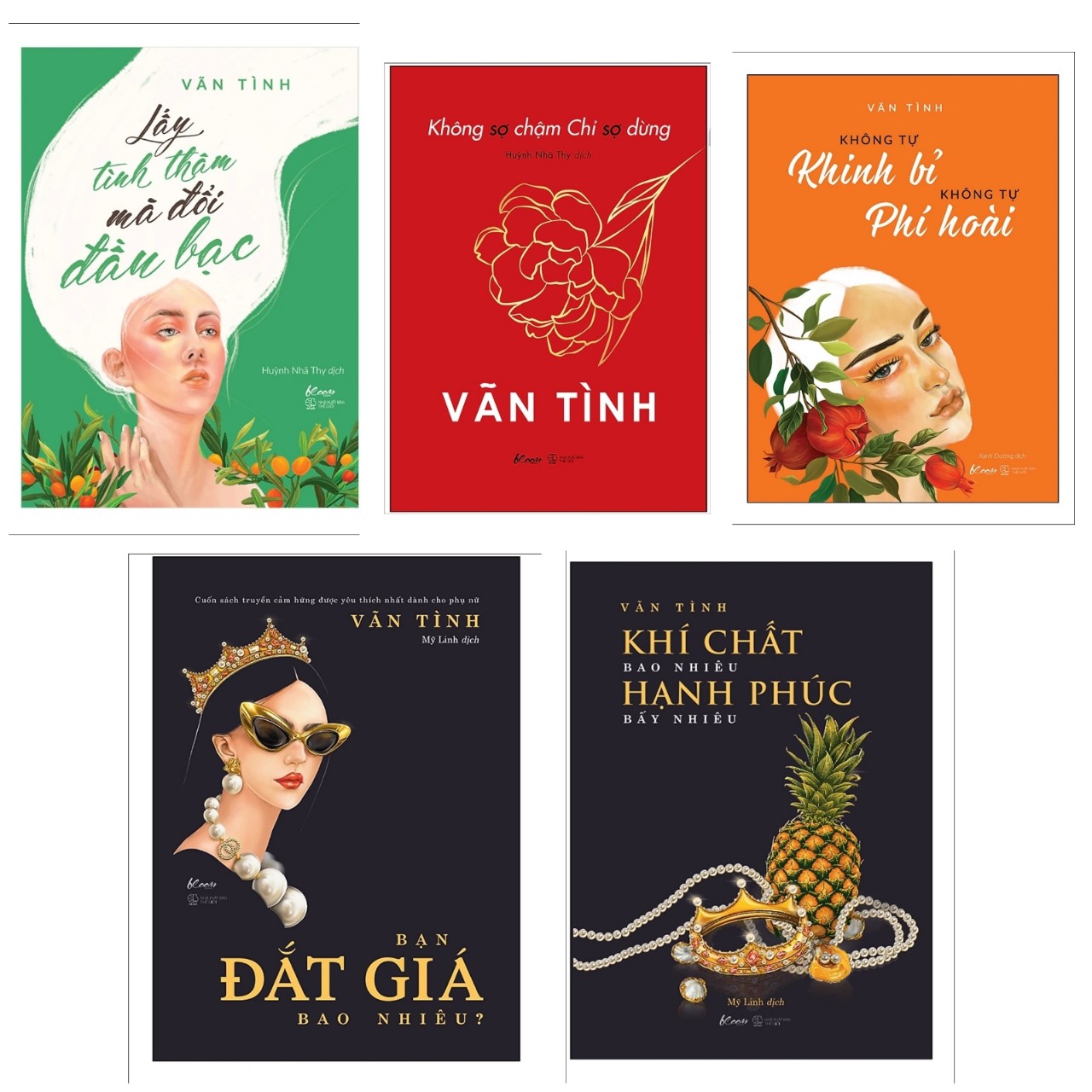 Combo Tuyển Tập Sách Vãn Tình: Không Sợ Chậm Chỉ Sợ Dừng + Lấy Tình Thâm Mà Đổi Đầu Bạc + Không Tự Khinh Bỉ Không Tự Phí Hoài + Khí Chất Bao Nhiêu, Hạnh Phúc Bấy Nhiêu + Bạn Đắt Giá Bao Nhiêu? (Bộ 5 Cuốn) - ảnh 2