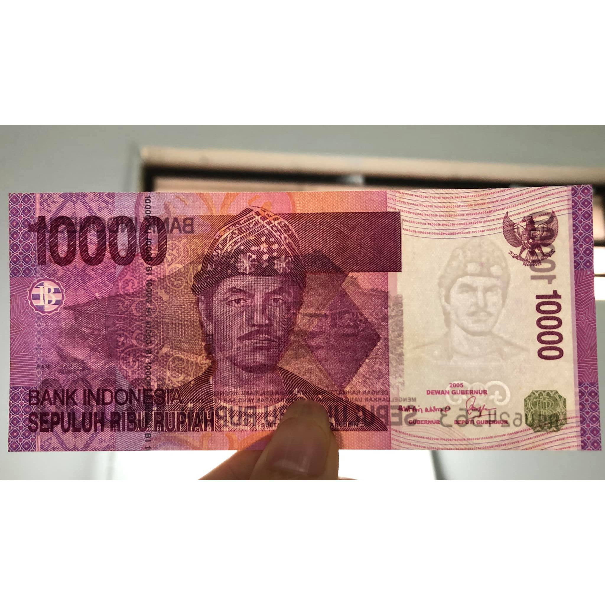 01 tờ tiền cổ 10000 Rupiah Indonesia sưu tầm