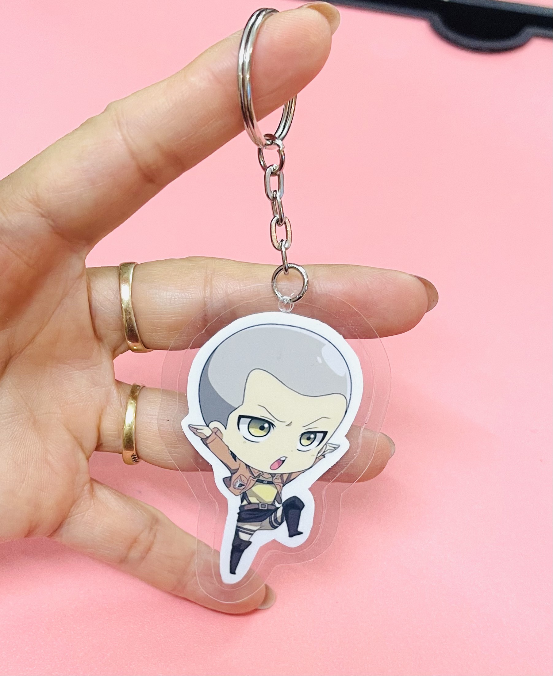Set 8 Móc khóa cắt tỉa Attack On Titan
