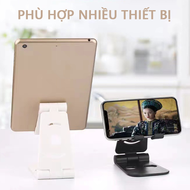 Giá đỡ, kệ đỡ điện thoại, máy tính bảng Rhino KP901 để bàn tiện lợi có thể gấp gọn - Hàng chính hãng