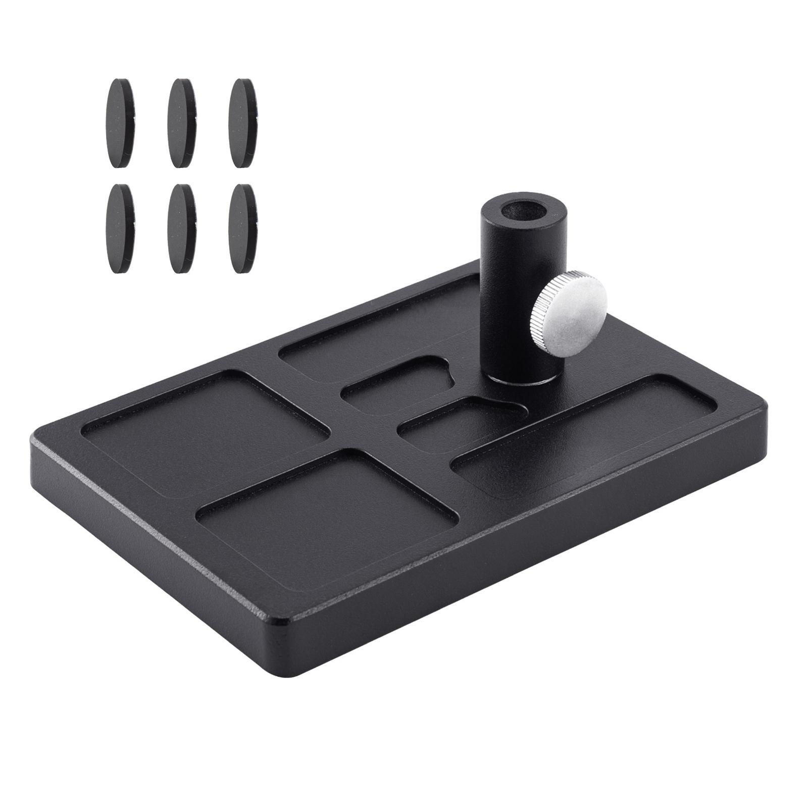 Fly Tying Pedestal Base Fly Tying Tools Fishing Accessories Lure Maker DIY Professional Fishing Hook Rotary Clamp Fly Tying Vise for Travel