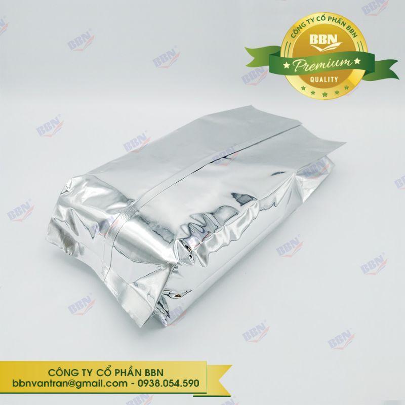 Túi bạc 4 biên xếp hông bóng 14x34cm (ĐVT Kg)