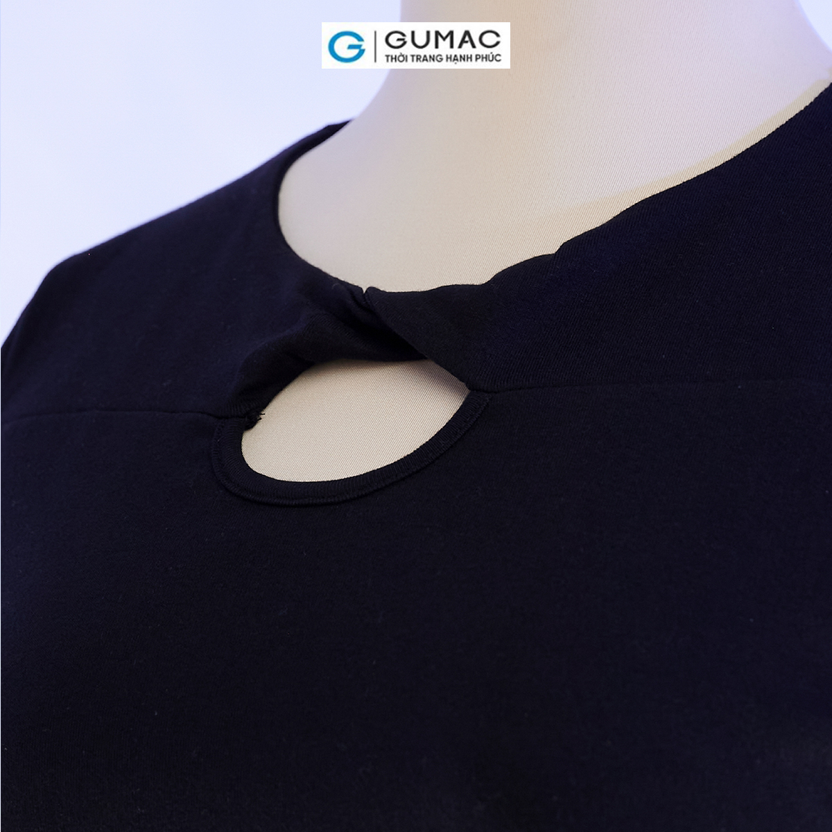 [Có size đến 85kg] Áo thun bigsize cổ xoắn thời trang GUMAC ATD10037