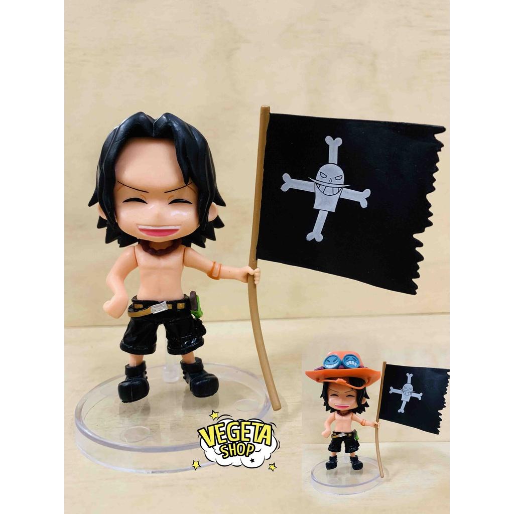 Mô hình One Piece - Ace hỏa quyền - Mẫu 3 nhân vật Ace - Cao 12cm - Bán lẻ