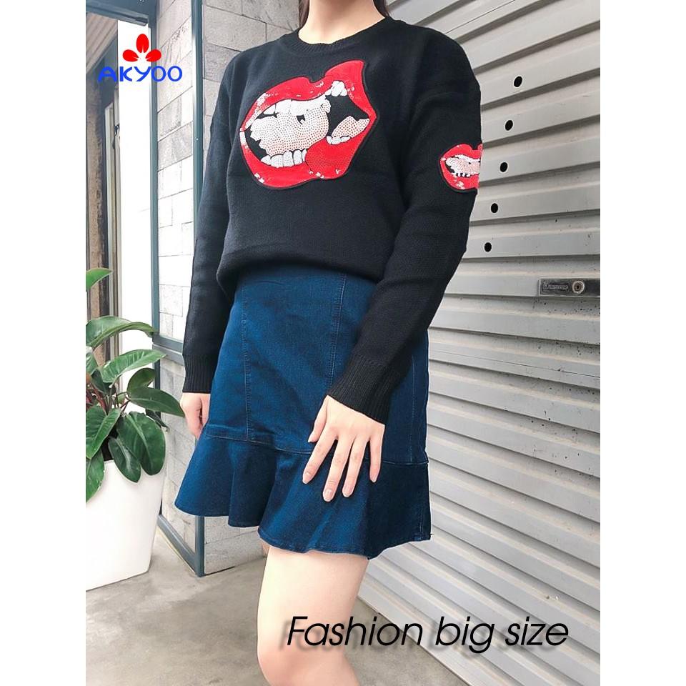 (Free Ship ) Áo Len Big size Thu Đông (size XL,2XL,3XL,4XL