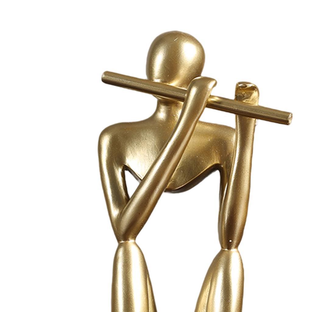 Abstract Thinker Sculpture Statue Photo Props Office Decor