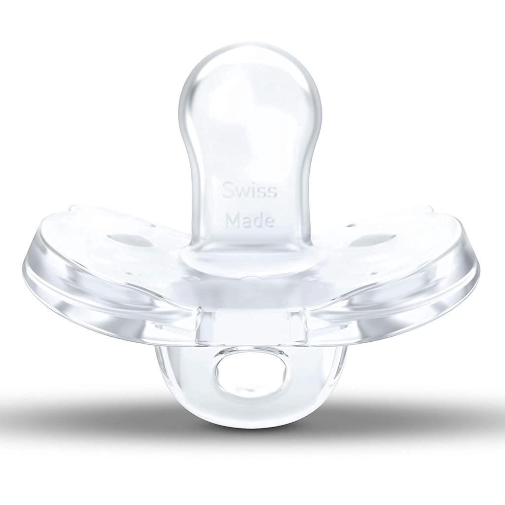 Ty ngậm Medela Baby Soft Silicon 0 - 6 tháng - Có hộp đựng tiệt trùng - Silicone mềm nguyên mảnh - Không chứa BPA