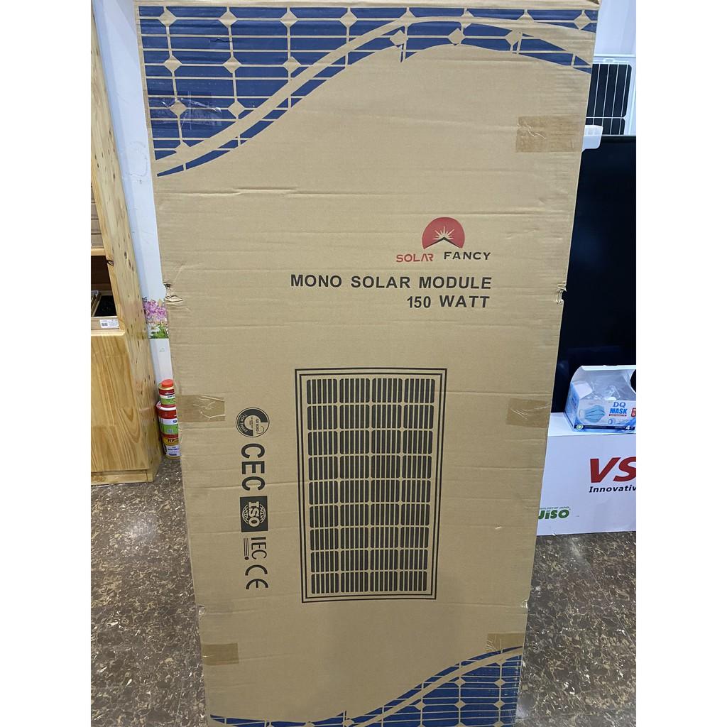 Tấm Pin Mặt Trời 150W mono Solar Fancy Hàng chuẩn loại A