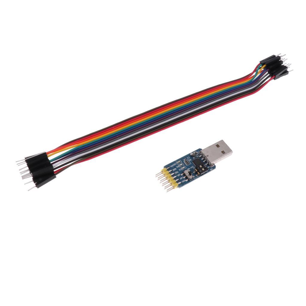 LED CP2102 Module USB to  Serial Port Module  with LED Indicators & 1x