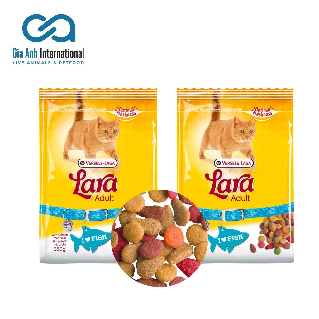 Thức Ăn Cho Mèo Trưởng Thành Dạng Hạt Vị Cá Hồi - Versele-Laga Lara Adult Salmon Bổ Sung Vitamin Và Khoáng Chất Gói 350r