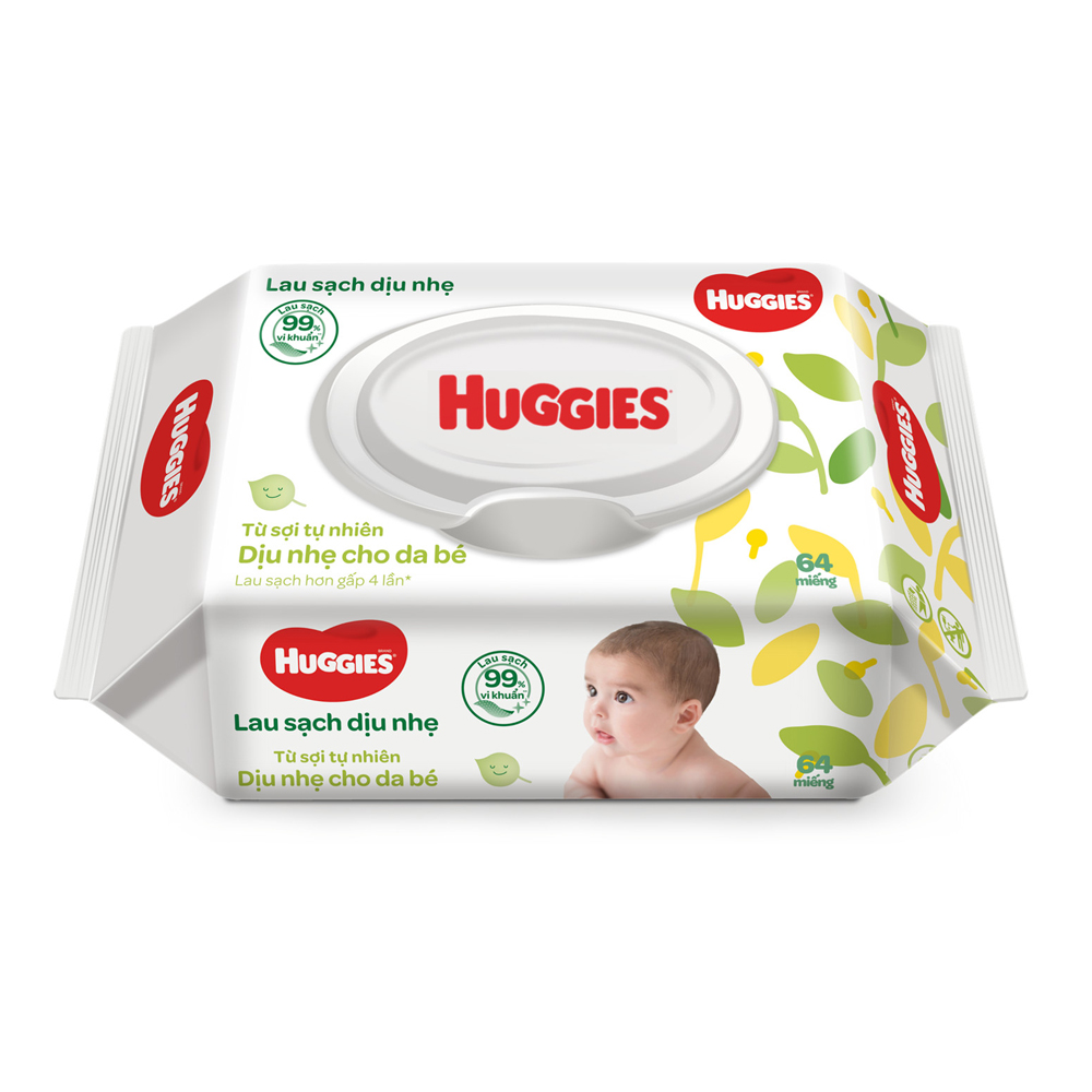 Combo 5 Khăn Ướt Dịu Nhẹ Cho Trẻ Sơ Sinh Huggies