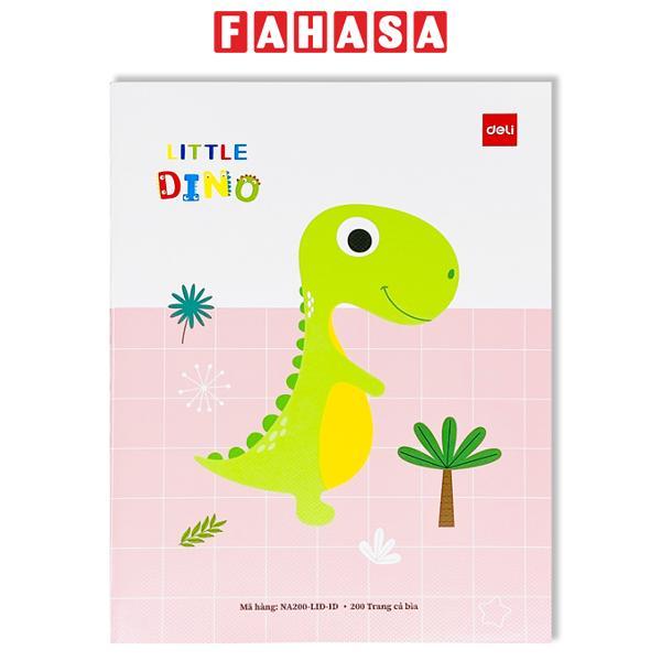Tập Học Sinh Little Dino - 4 Ô Ly - 200 Trang 80gsm - Deli NA200-LID-ID