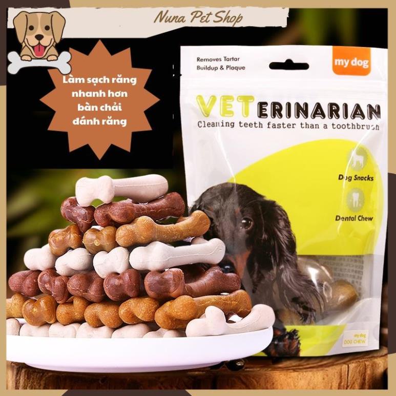 Xương gặm sạch răng cho chó mix vị thịt bò, thịt gà và sữa