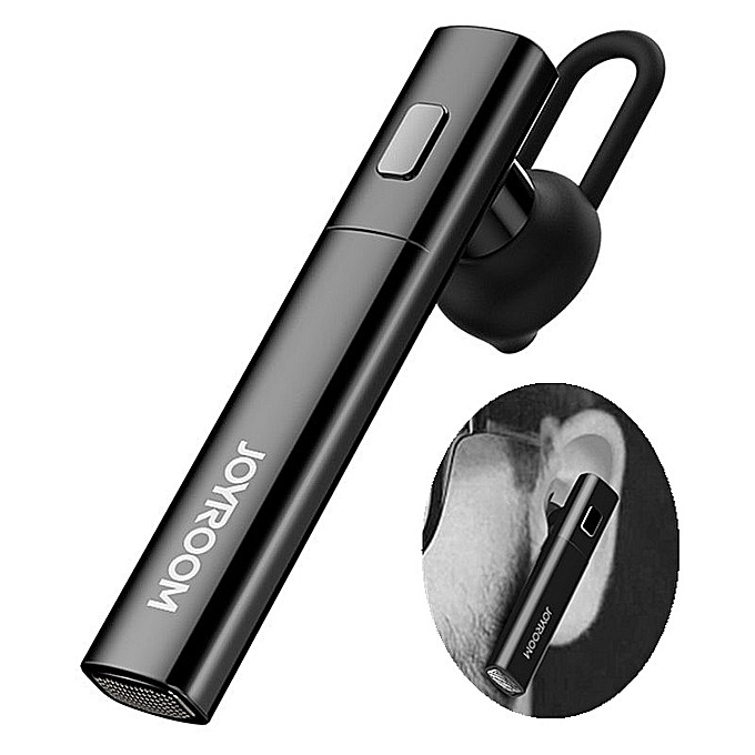 Tai nghe nhét tai dáng thẳng bluetooth kèm mic Joyroom JR-B1 - Đen - Hàng Nhập Khẩu