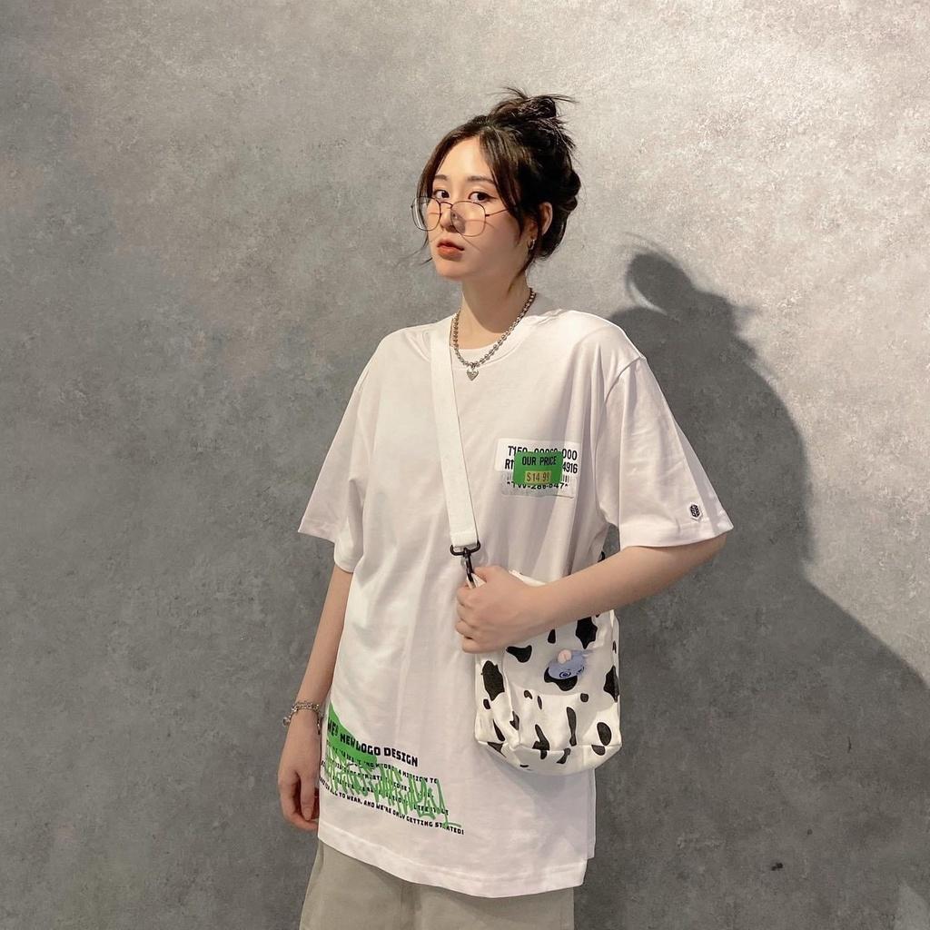 Áo thun unisex tay lỡ PRICE TEE chất vải dày mịn cực đẹp || Hany Shop