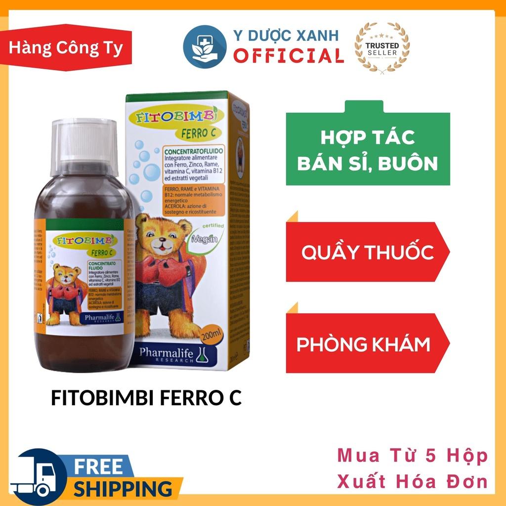 Phòng Khám, Nhà Thuốc - FITOBIMBI FERRO C 200ml của Ý, Bổ sung sắt kẽm cho bé, trẻ em - Y Dược Xanh