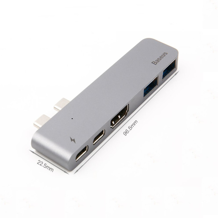 Bộ Hub chuyển đổi 5 trong 1 dành cho Macbook Pro CAHUB-B0G- Hàng chính hãng