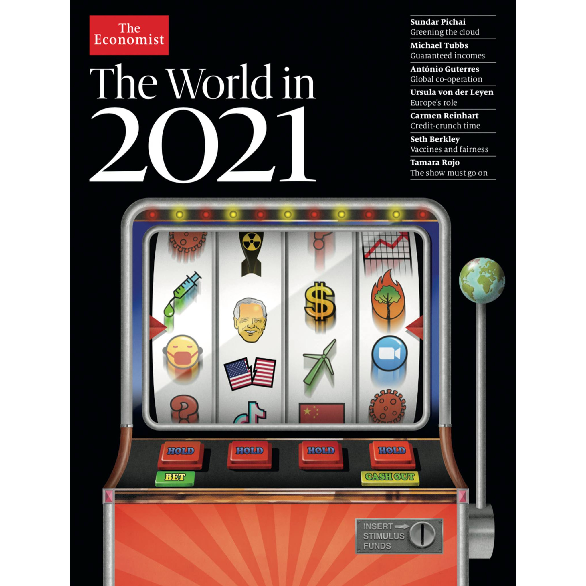 The Economist - The World In 2021, nhập khẩu từ Singapore, ấn bản 1 năm 1 lần