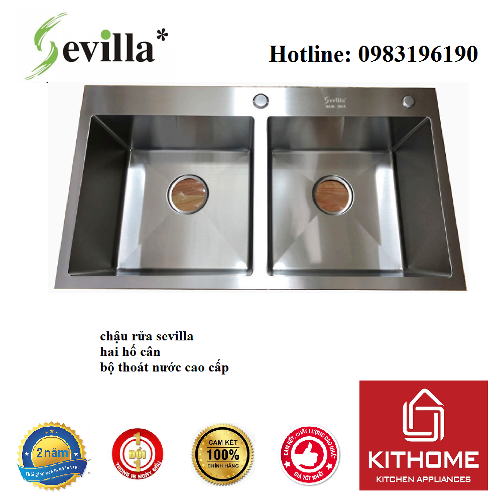 Chậu rửa Sevilla SV-7843C - Hàng chính hãng