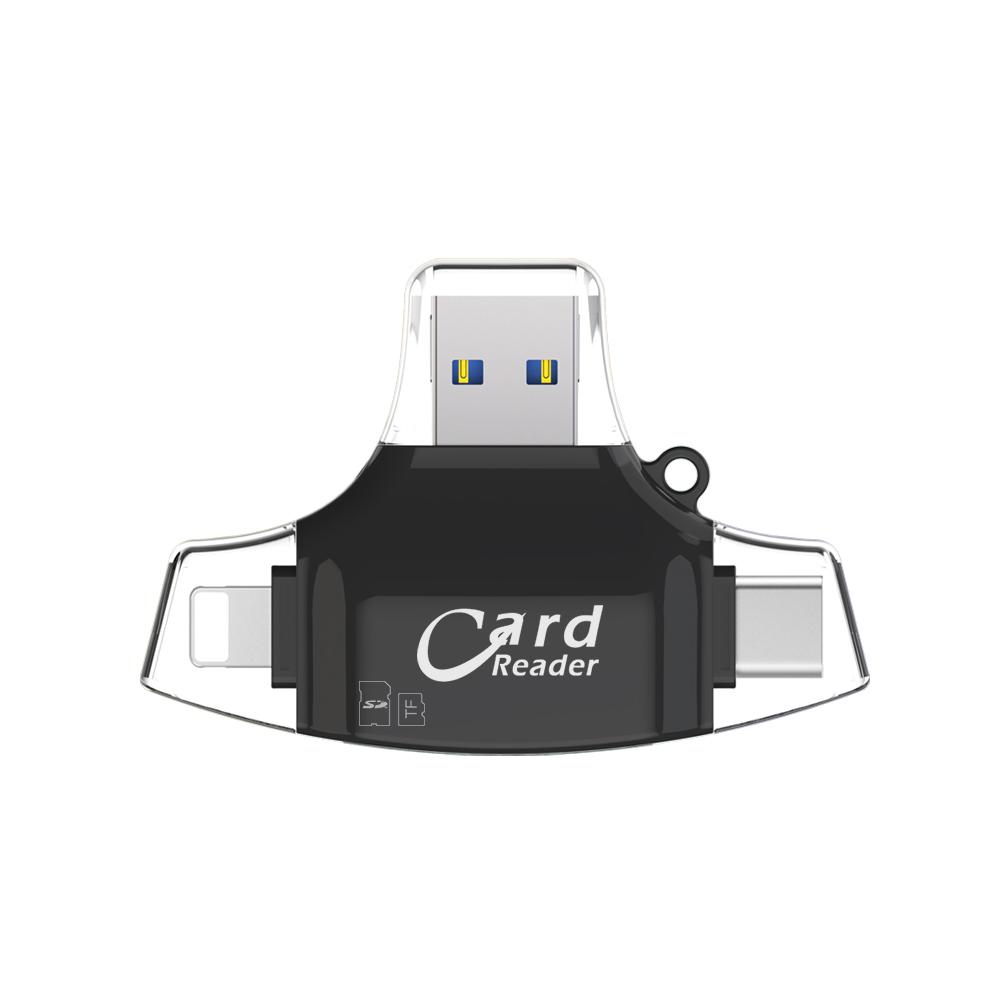 Bộ chuyển đổi đầu đọc thẻ SD / TF Thay thế cho iPhone / Android / PC