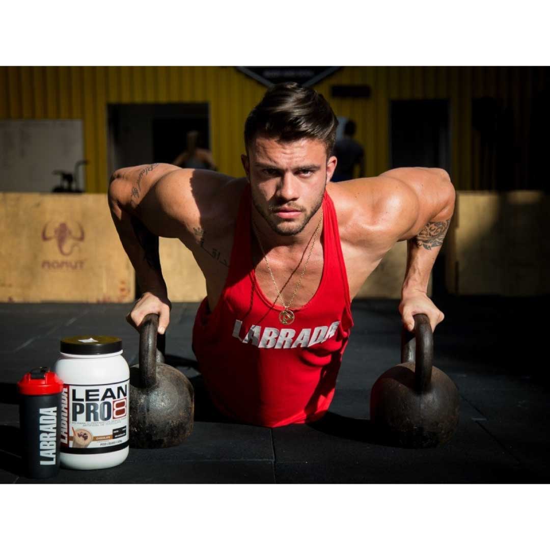 Labrada Lean Pro 8 (45 Servings), 25g Protein/Liều, Bổ sung 8 Loại Protein Cao Cấp Trải Dài, 8g EFAs Flex, 8g BCAA &amp; Glutamine, 4g Chất Xơ