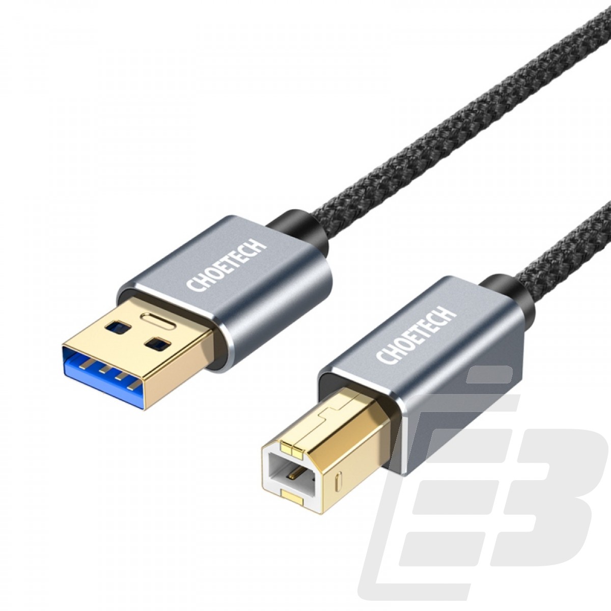 Dây Cáp Máy In USB 2.0 Từ USB-A To Type-B Dài 3M CHOETECH AB0011 - Hàng Chính Hãng