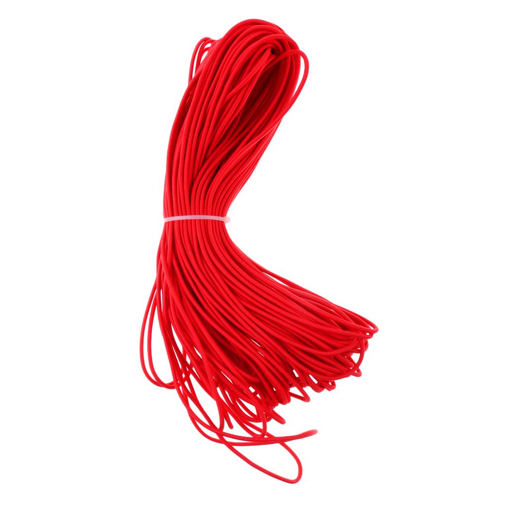 3mm Strong Elastic Round Bungee Rope Shock Cord Tie Down Boats Trailers Roof Rack 100m 50m 30m 20m 10m 5m 2m 1m 0.5m - Various Colors