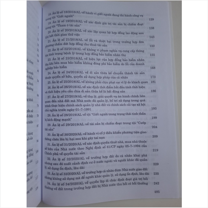 Sách Hệ Thống Án Lệ Việt Nam - Từ Án Lệ số 01 đến Án Lệ số 63 (ThS. Quách Dương) - V2202TP