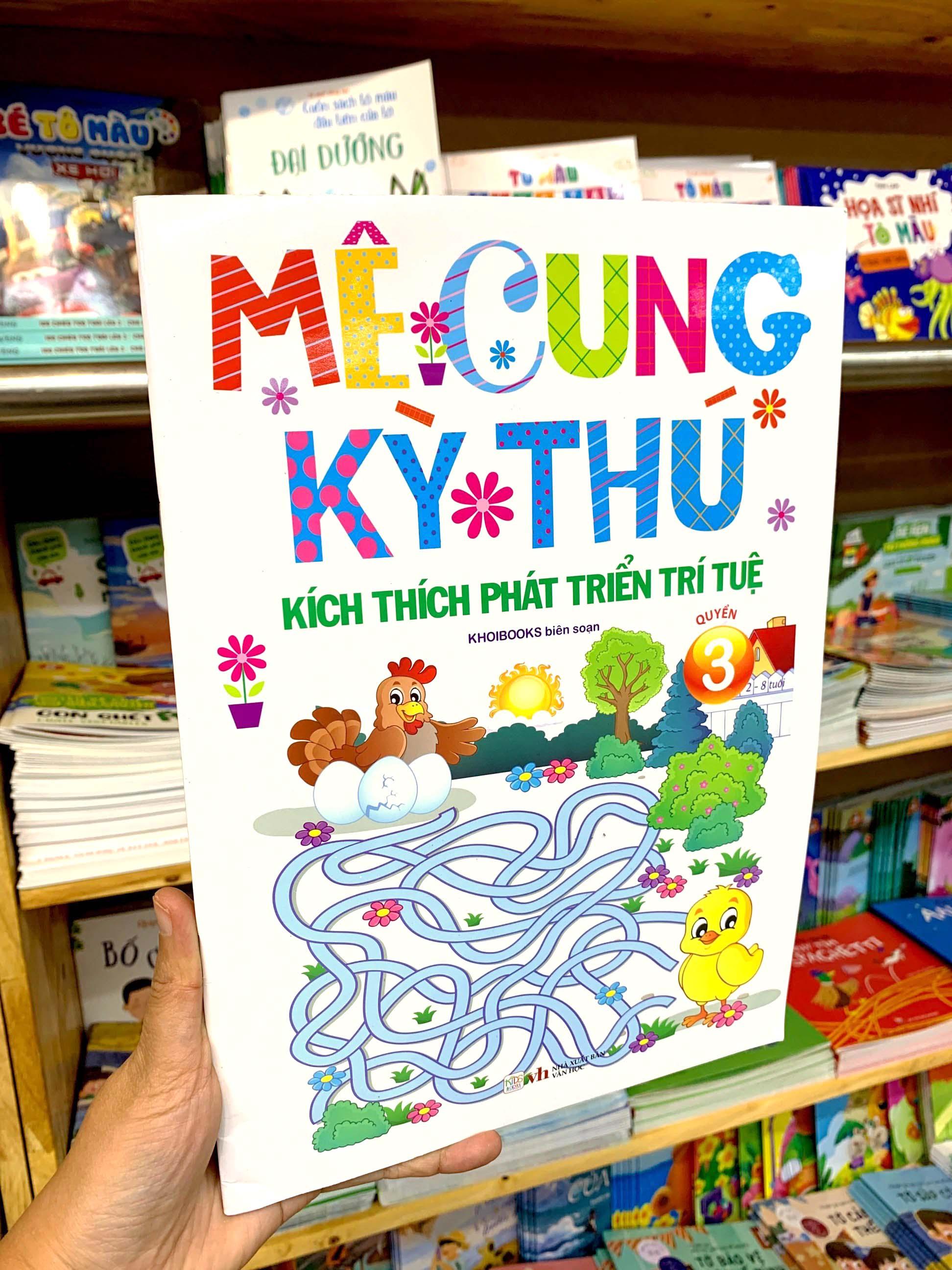 Mê Cung Kỳ Thú - Kích Thích Phát Triển Trí Tuệ - Quyển 3 (Từ 2-8 Tuổi)