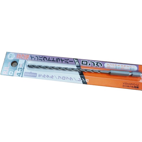 Combo Vít bê tông 5mm đầu bằng F570 & Mũi khoan tường 4.3mm đuôi lục giác  Unika