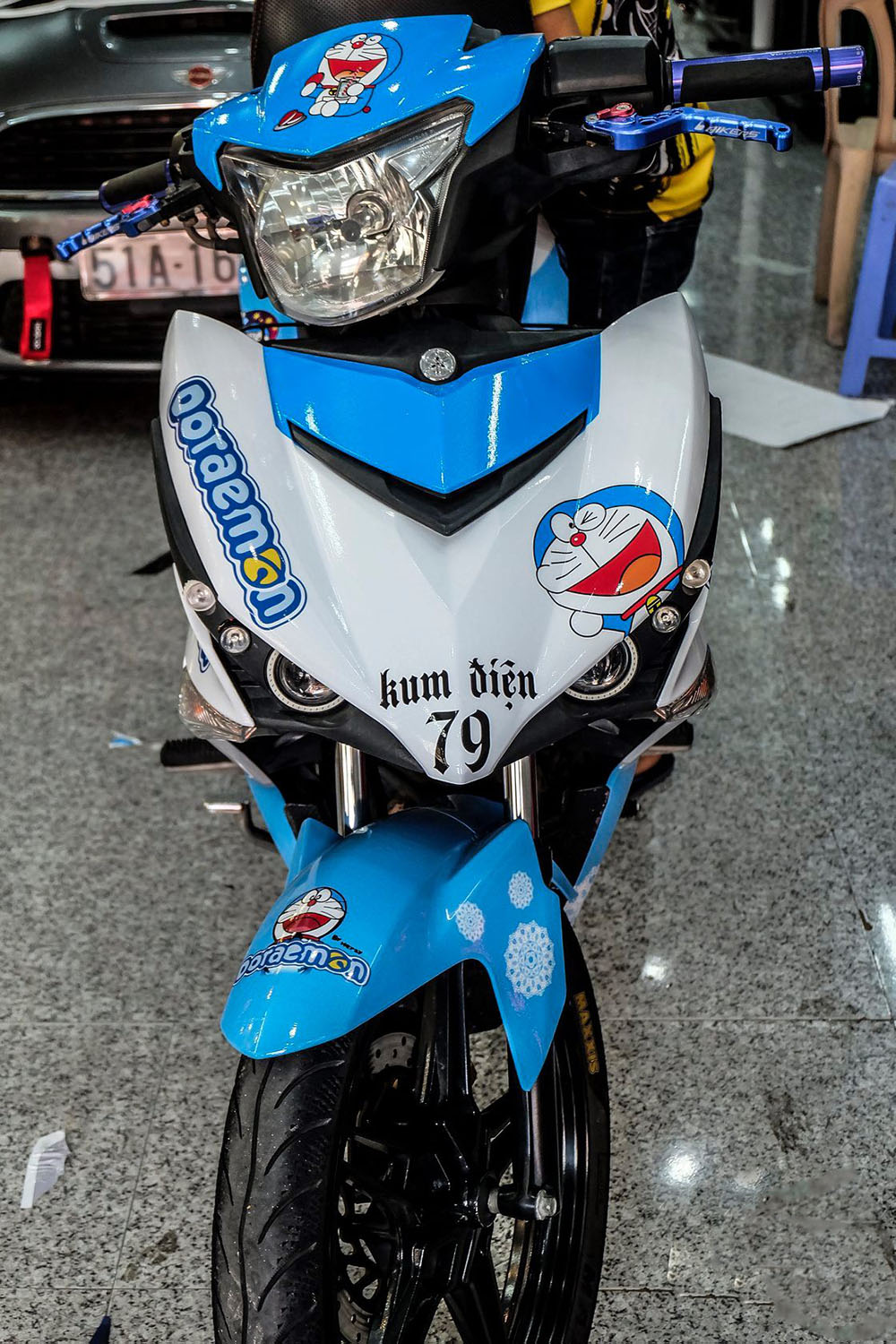 Tem trùm Exciter 150 Doraemon