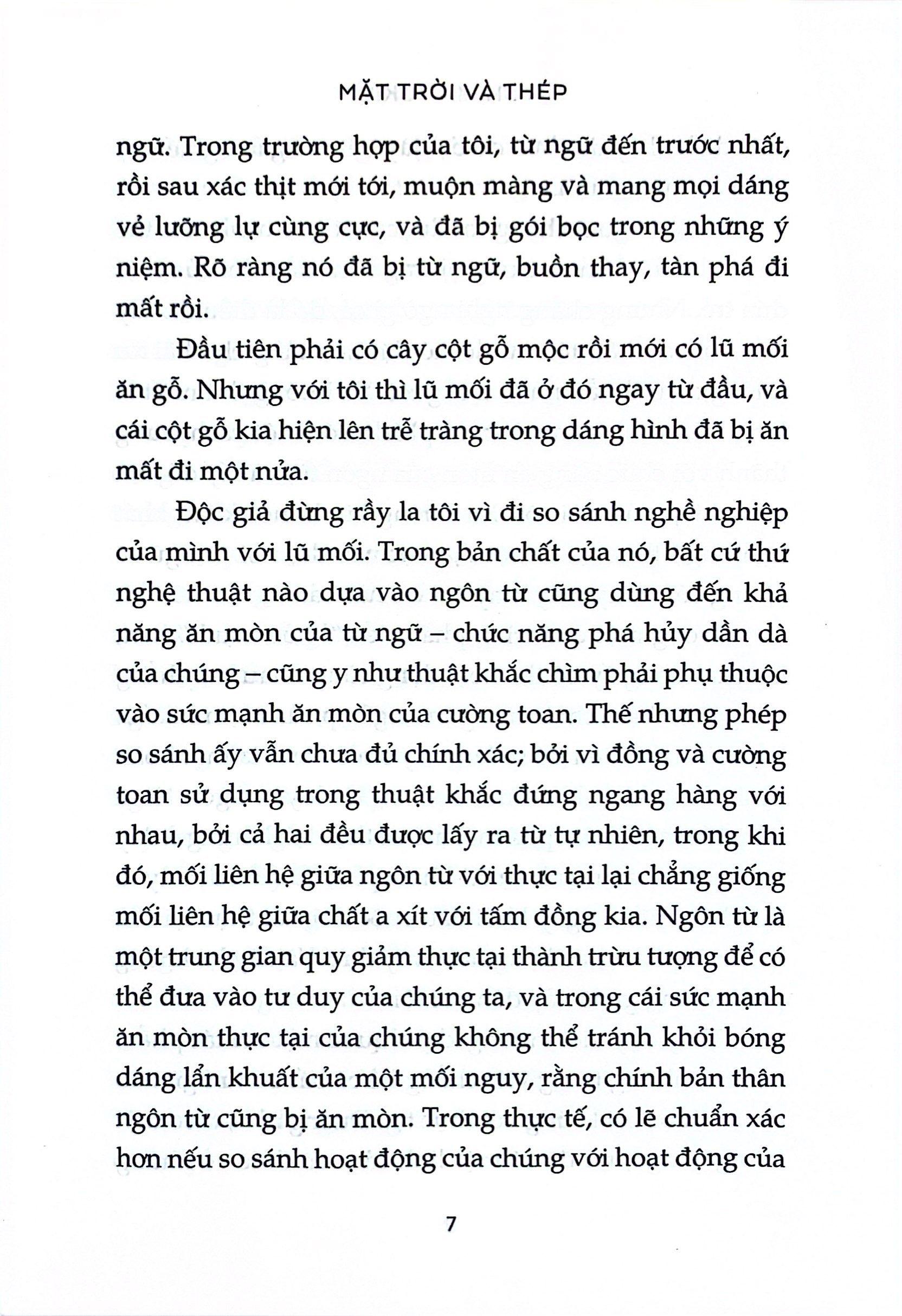 Mặt Trời Và Thép - Bìa Cứng