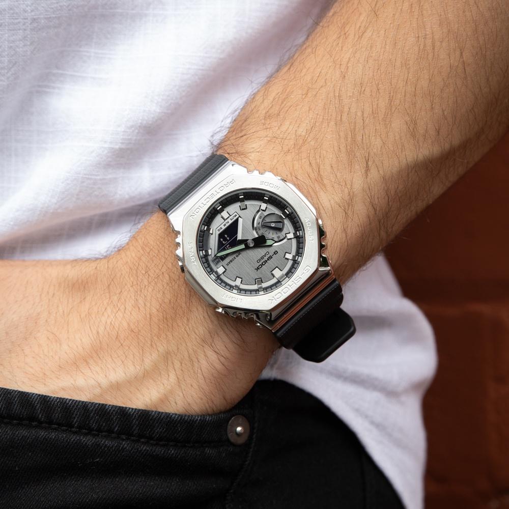 Đồng hồ nam dây nhựa Casio G-Shock chính hãng GM-2100-1ADR