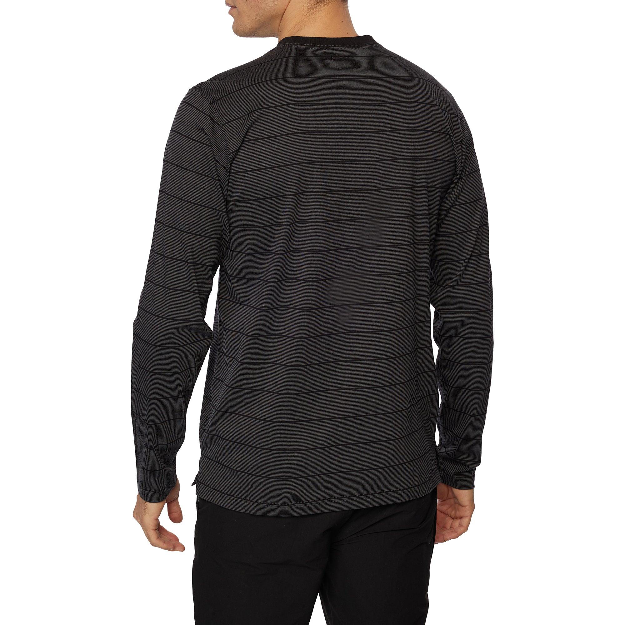 Áo thun tay dài thể thao nam Oneill Preston Henley - FA2103203-BLK